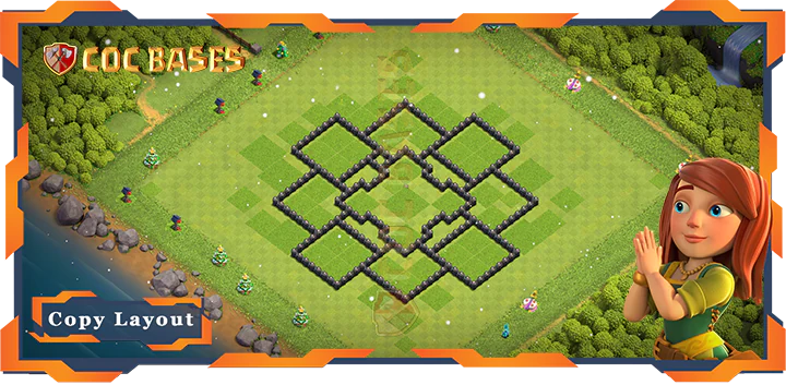 Town Hall 8 Base#126