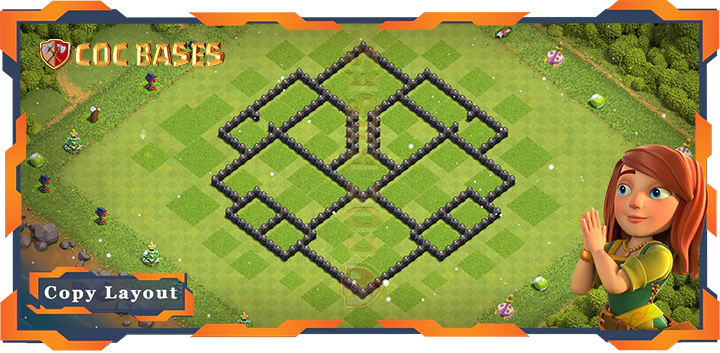 Town Hall 8 Base#88