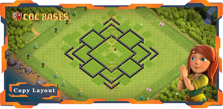 Town Hall 8 Base#140