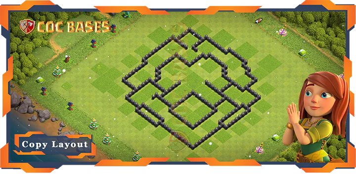 Town Hall 8 Base#96