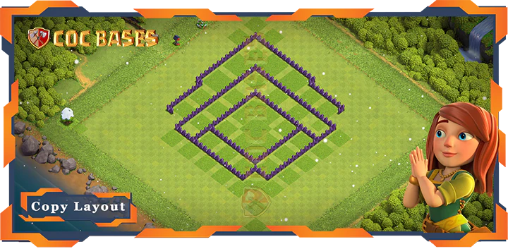 Town Hall 7 Base#77