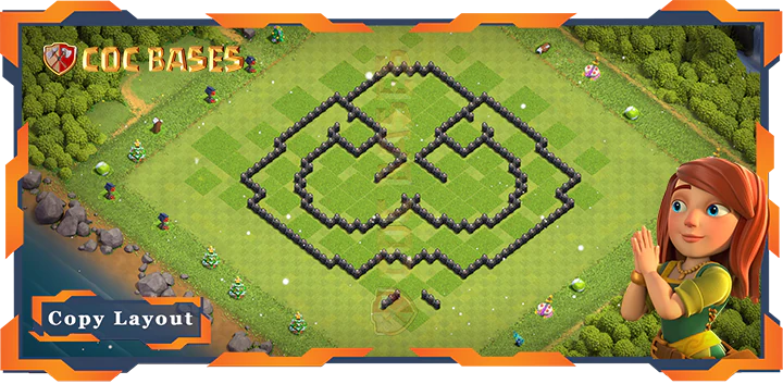 Town Hall 8 Base #68