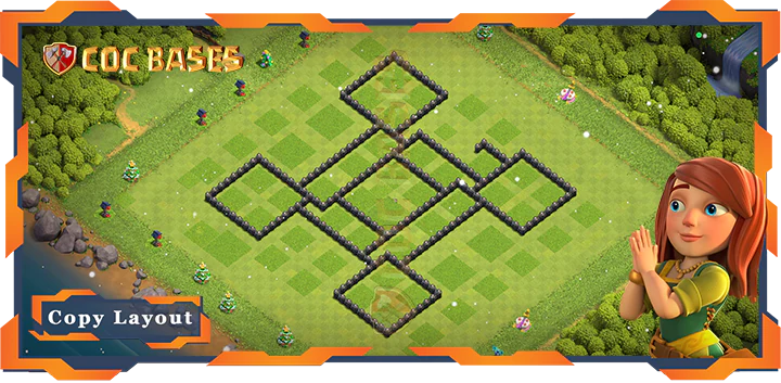 Town Hall 8 Base#89