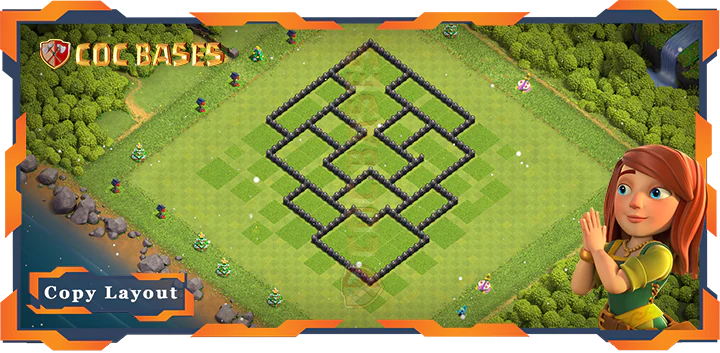 Town Hall 8 Base#127