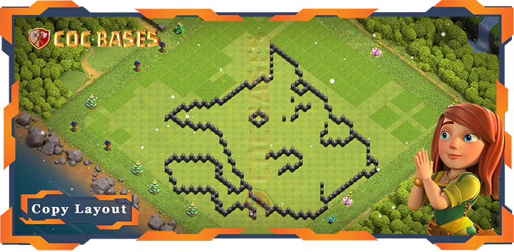 Town Hall 8 Base#136