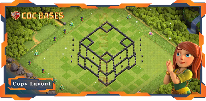 Town Hall 8 Base#121