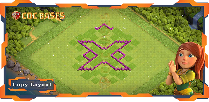 Town Hall 6 Base#97