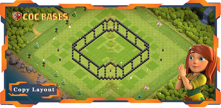 Town Hall 8 Base#122
