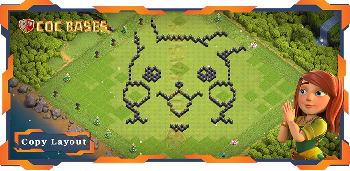 Town Hall 8 Base#142