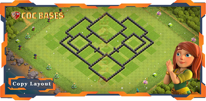 Town Hall 8 Base#86