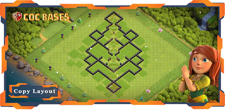 Town Hall 8 Base#115