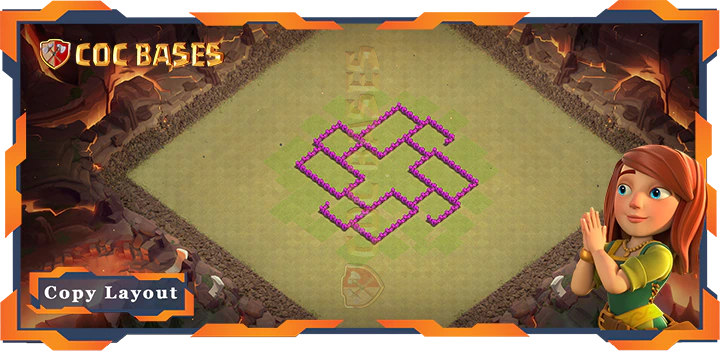 Town Hall 6 Base#63