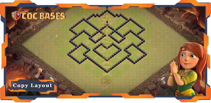 Town Hall 8 Base#95