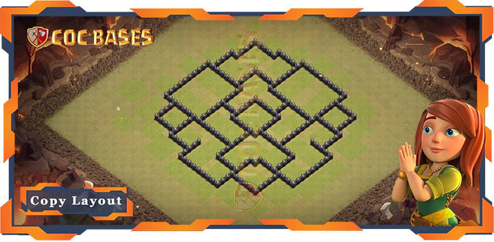 Town Hall 8 Base#84