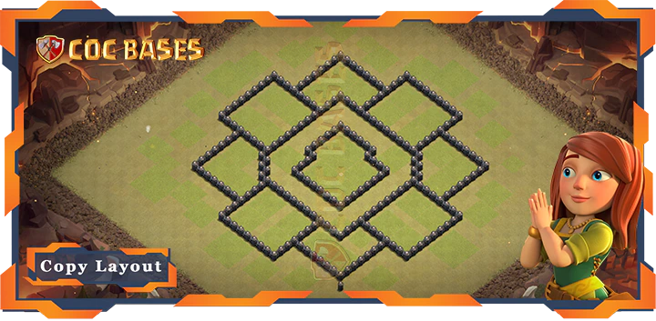 Town Hall 8 Base#91