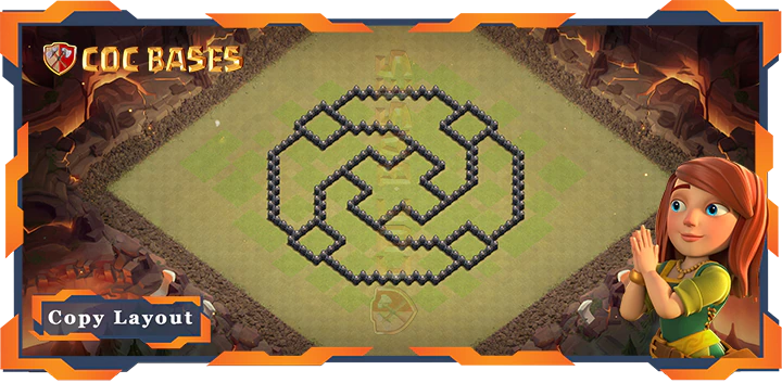 Town Hall 8 Base #71