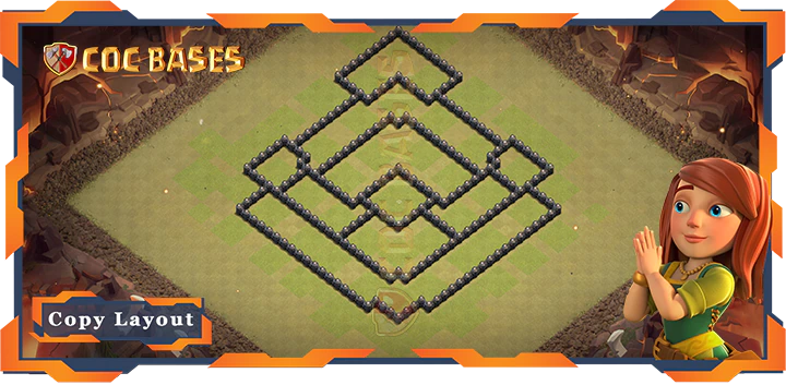 Town Hall 8 Base#83