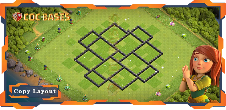 Town Hall 8 Base#78