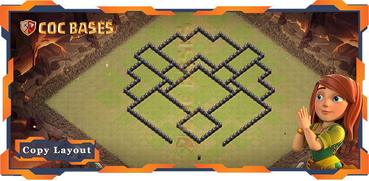 Town Hall 8 Base #67