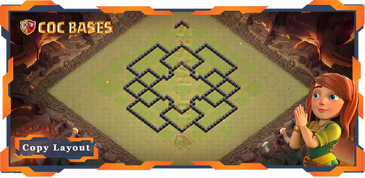 Town Hall 8 Base#117