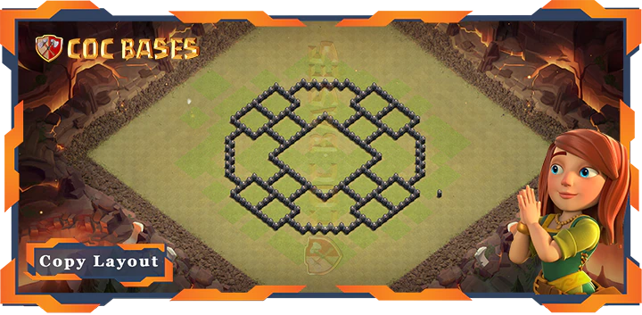 Town Hall 8 Base #72