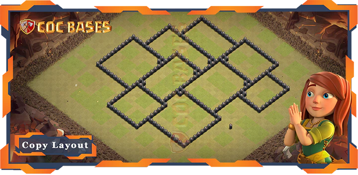 Town Hall 8 Base#105