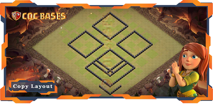 Town Hall 8 Base#77