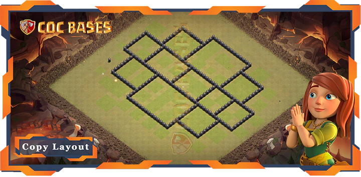 Town Hall 8 Base #70