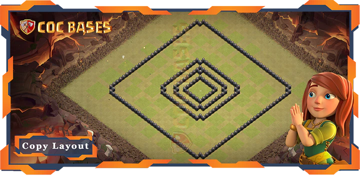 Town Hall 8 Base #75