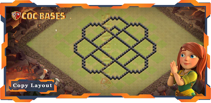 Town Hall 8 Base#97