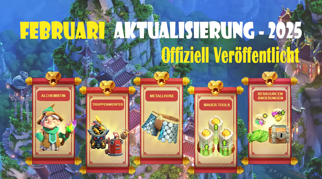Februari Major Aktualisierung 2025 ist veröffentlicht - Clash of Clans
