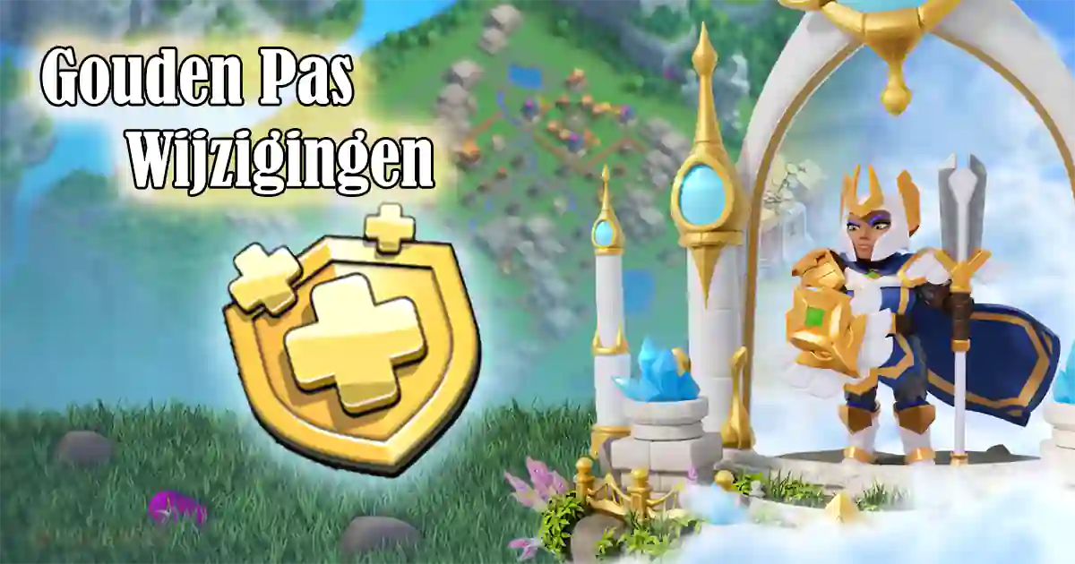 Gouden Pas Wijzigingen