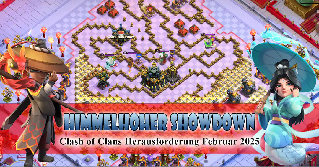 Himmelhoher Showdown Herausforderung - Clash of Clans Februar 2025