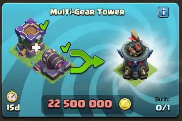Multi Gear Tower New Unlock
