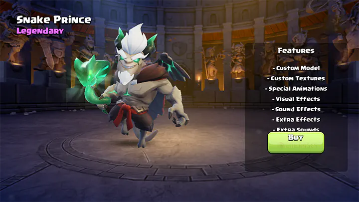 Snake Prince full view