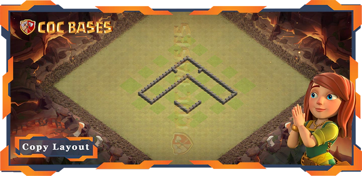 Town Hall 4 Base#58