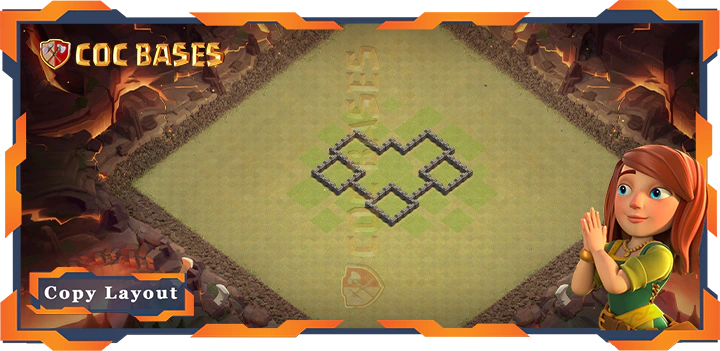 Town Hall 4 Base#57