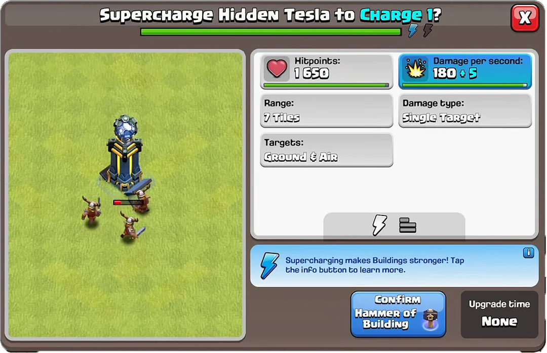 hidden tesla level16 - supercharge 1