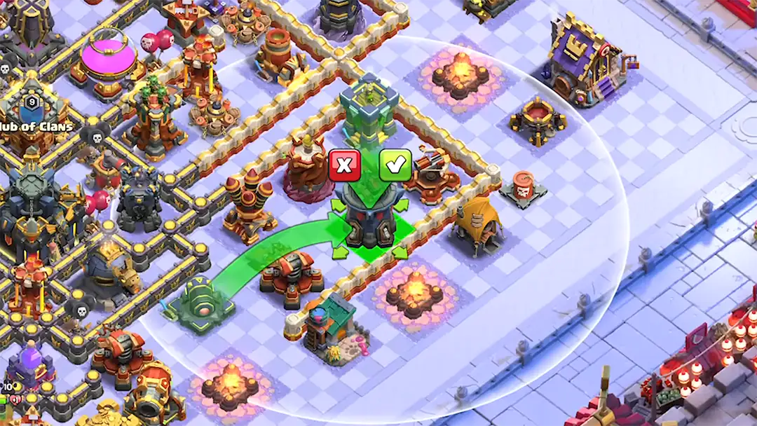 merging building to unlock multi gear tower