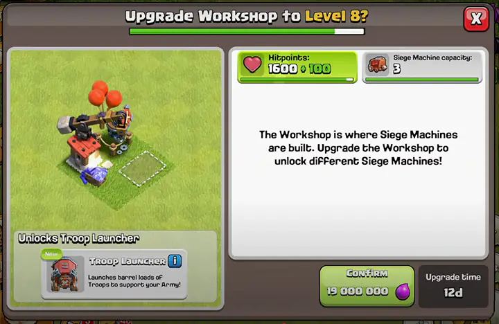workshop new level