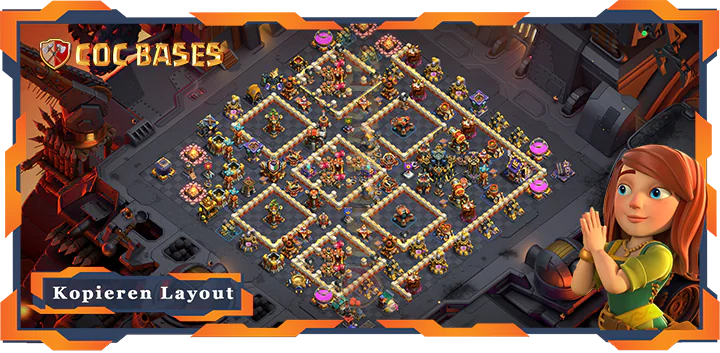 Beste Basis RH17 met Link, KriegCKL, Anti Alles layout - Clash of Clans (109)