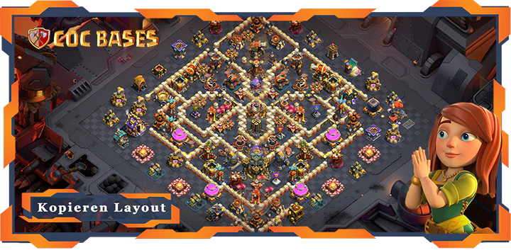 Beste Basis RH17 met Link, KriegCKL, Anti Alles layout - Clash of Clans (142)