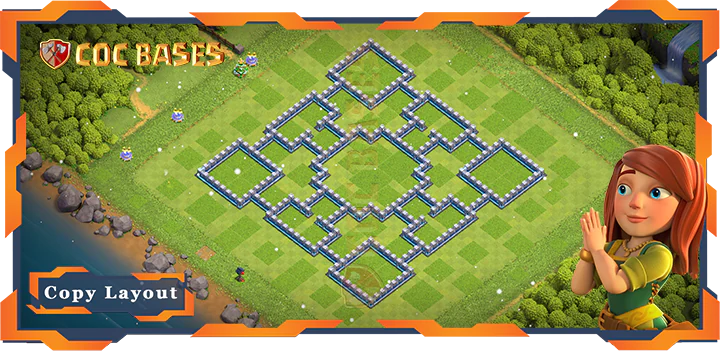 Town Hall 12 Base#157