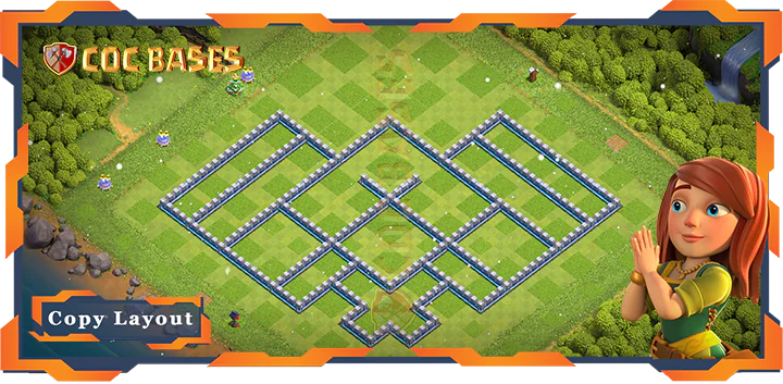Town Hall 12 Base#176
