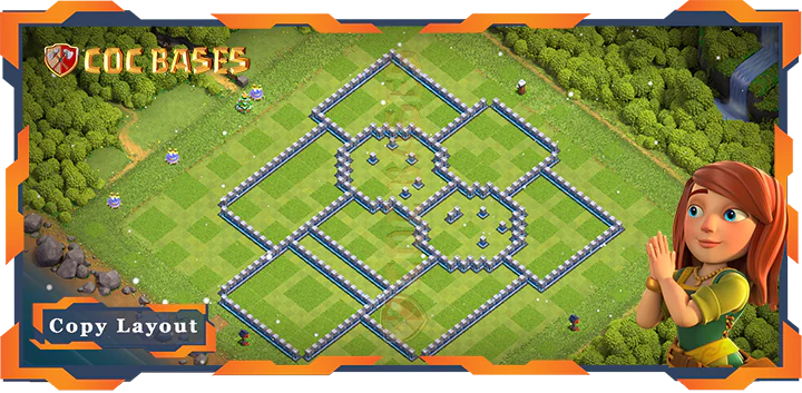 Town Hall 12 Base#274