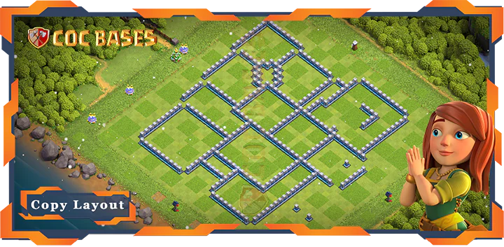 Town Hall 12 Base#318
