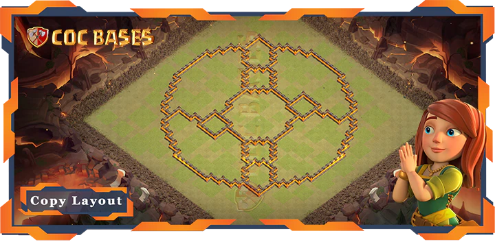 Town Hall 10 Base#218