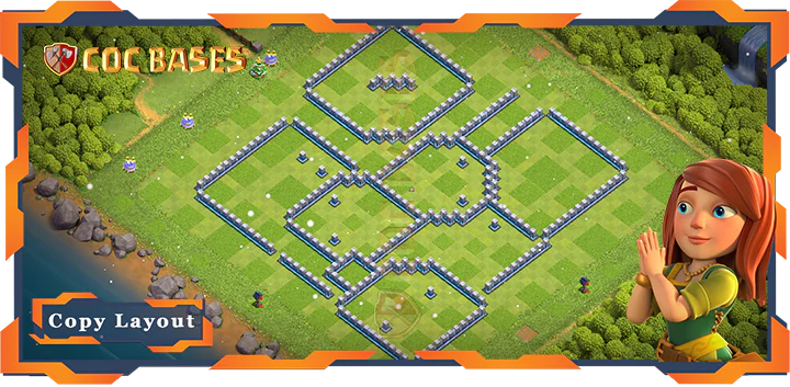Town Hall 12 Base#348