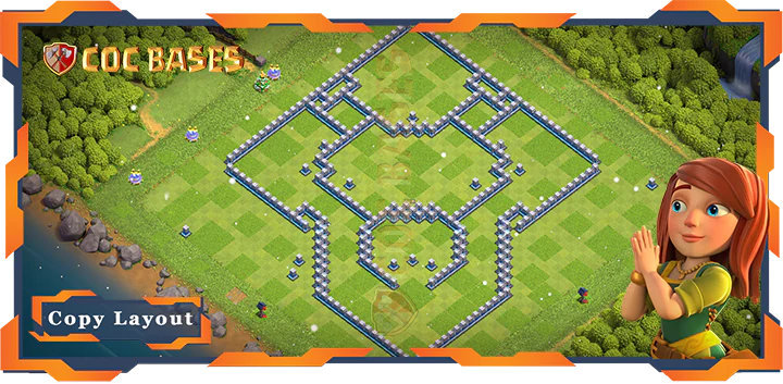 Town Hall 12 Base#258