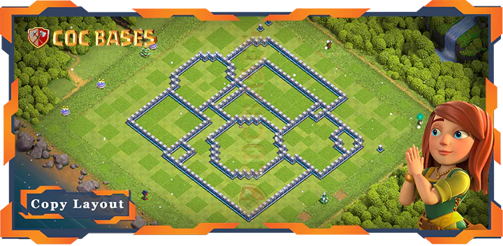 Town Hall 12 Base#208